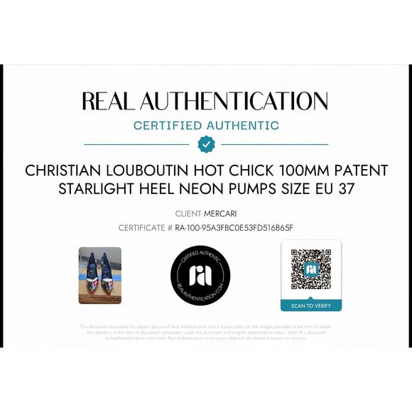 Christian Louboutin Hot Chick 100mm Patent Starlight Heel Neon Pumps Size EU 37